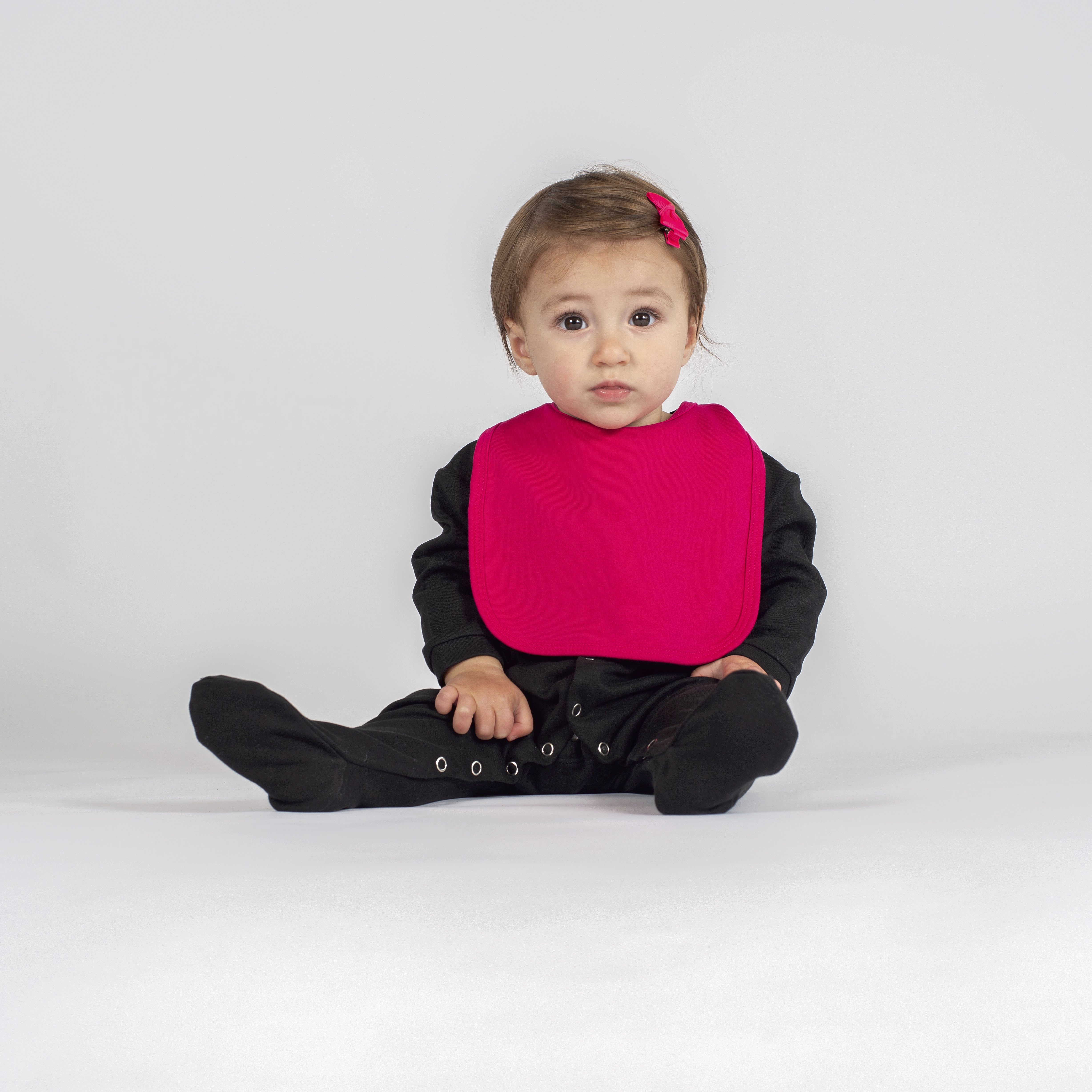 Plain And Contrast Bib