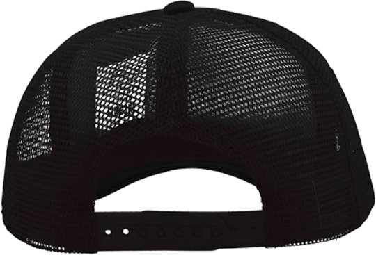 5 Panel Bull Trucker Cap Atlantis Black