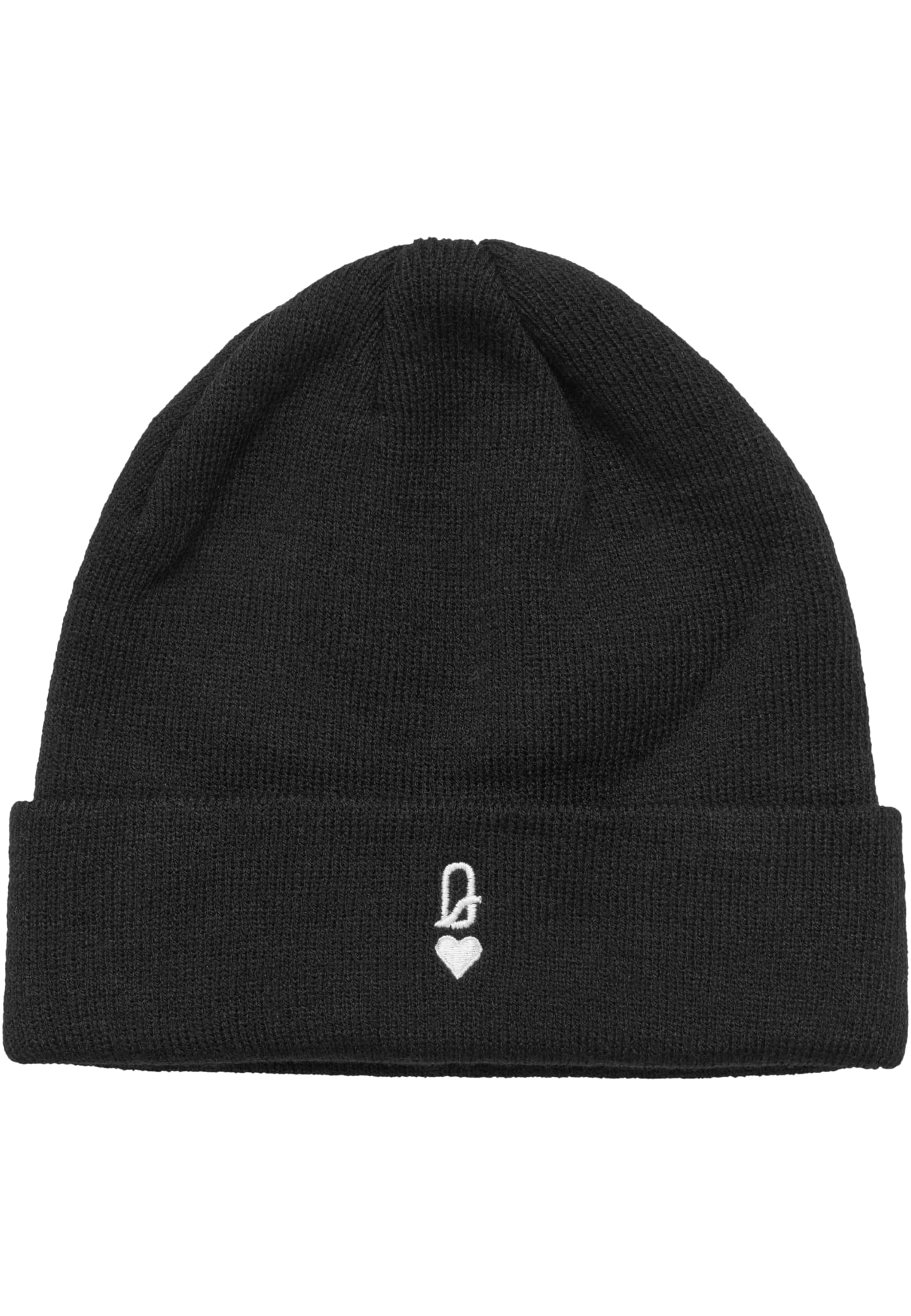 Queen Card Heavy Knit Beanie black one size