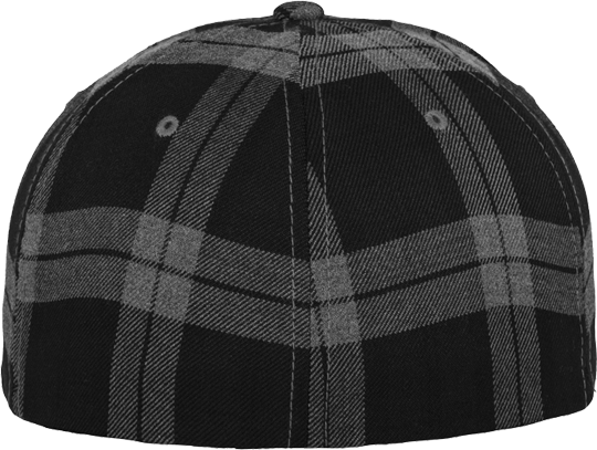 Tartan Plaid Cap Black / Grey S/M