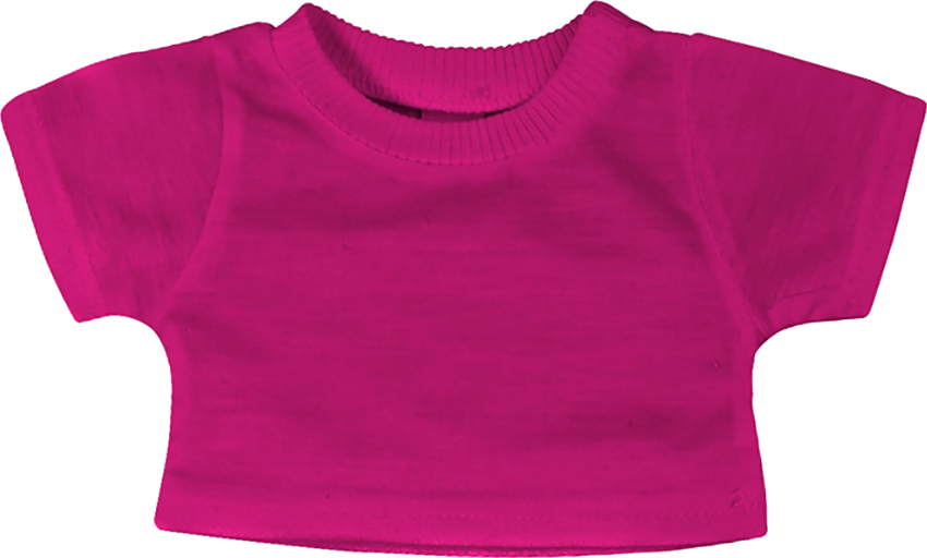 Teddy T-Shirt selbst gestalten Fuchsia L
