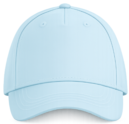 Junior Organic Cotton 5 Panel Cap Powder Blue