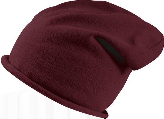 Unisex Beanie leicht und warm Burgundy