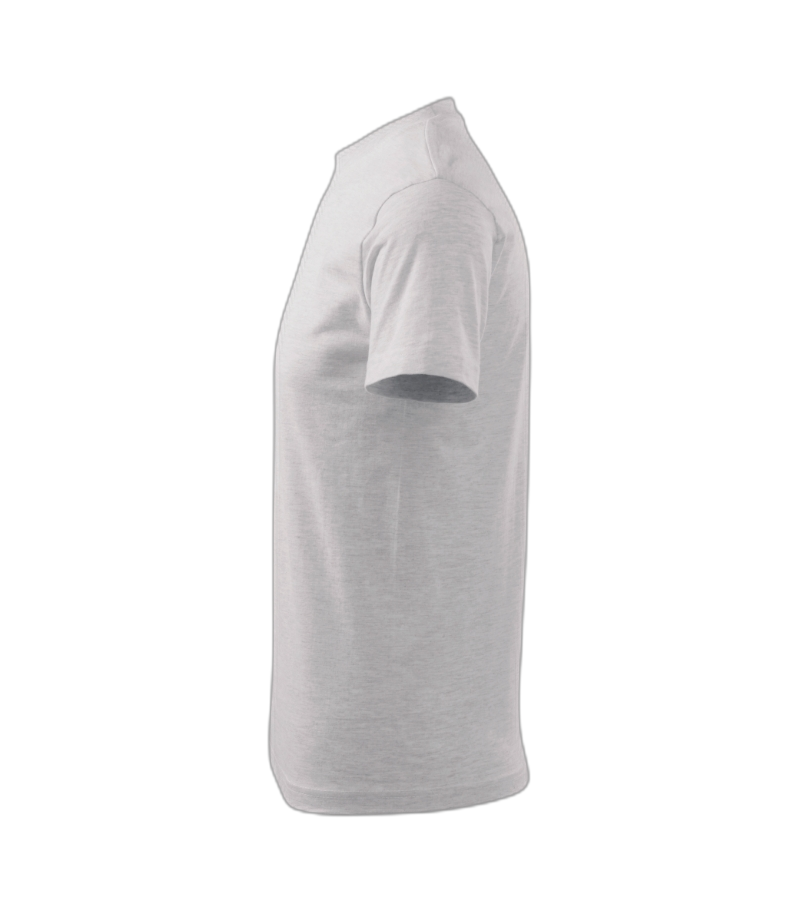 Basic T-Shirt Kinder hellgrau melliert 134 cm/8 Jahre