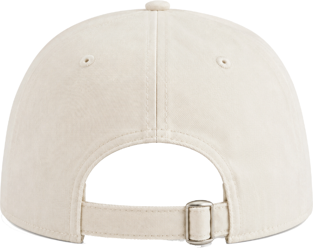 Contrast Peak Leisure Cap Natural French Navy