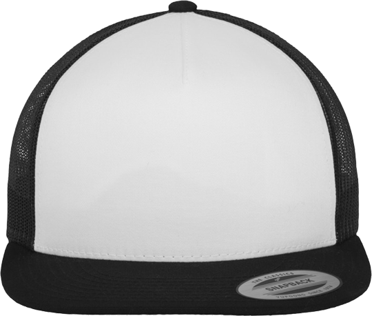 Classic Trucker Cap Woman White / Black