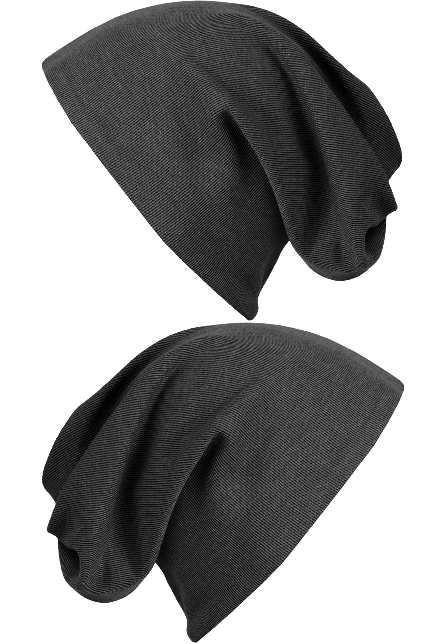 2 in 1 Schal Mütze black one size