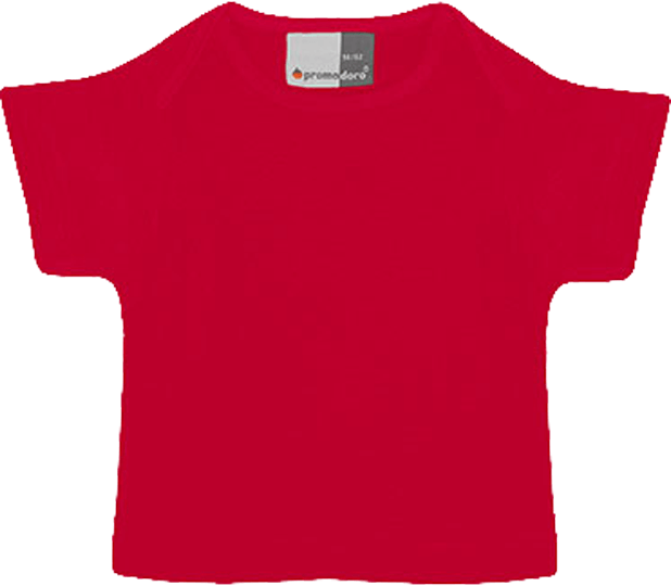 Personalisierbares Baby T-Shirt Fire Red 80/86