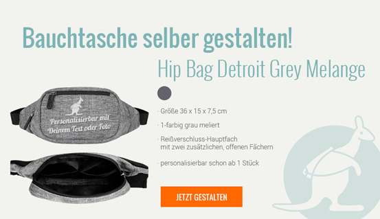 bauch Tasche gestalten
