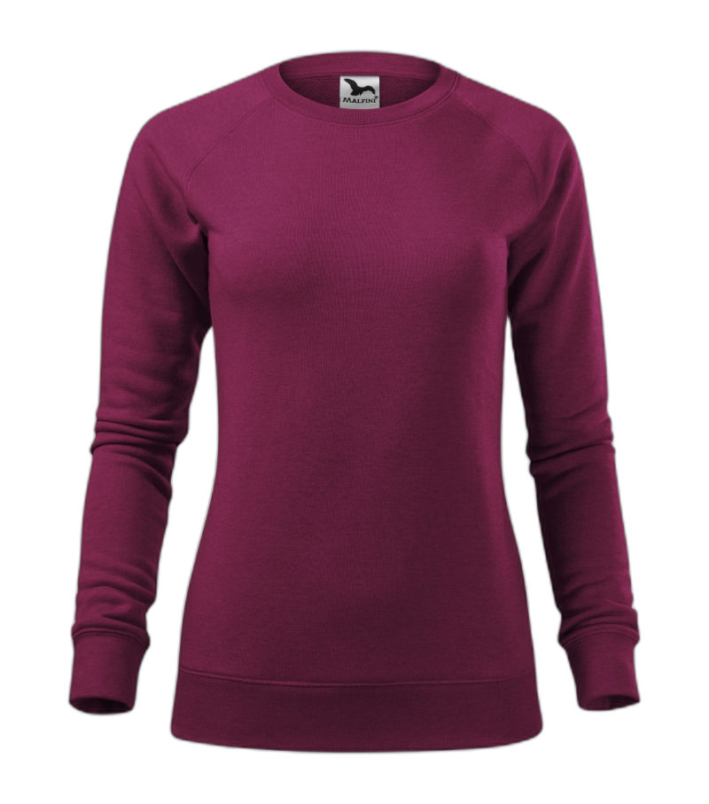 Classic Sweatshirt Frauen pflaumenrot meliert XL