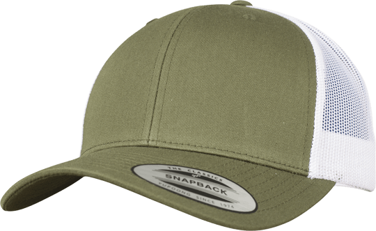 Retro Trucker Cap 2-Tone Buck / White