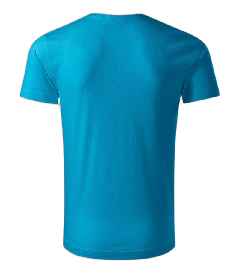 Organic T-Shirt Männer türkisblau S