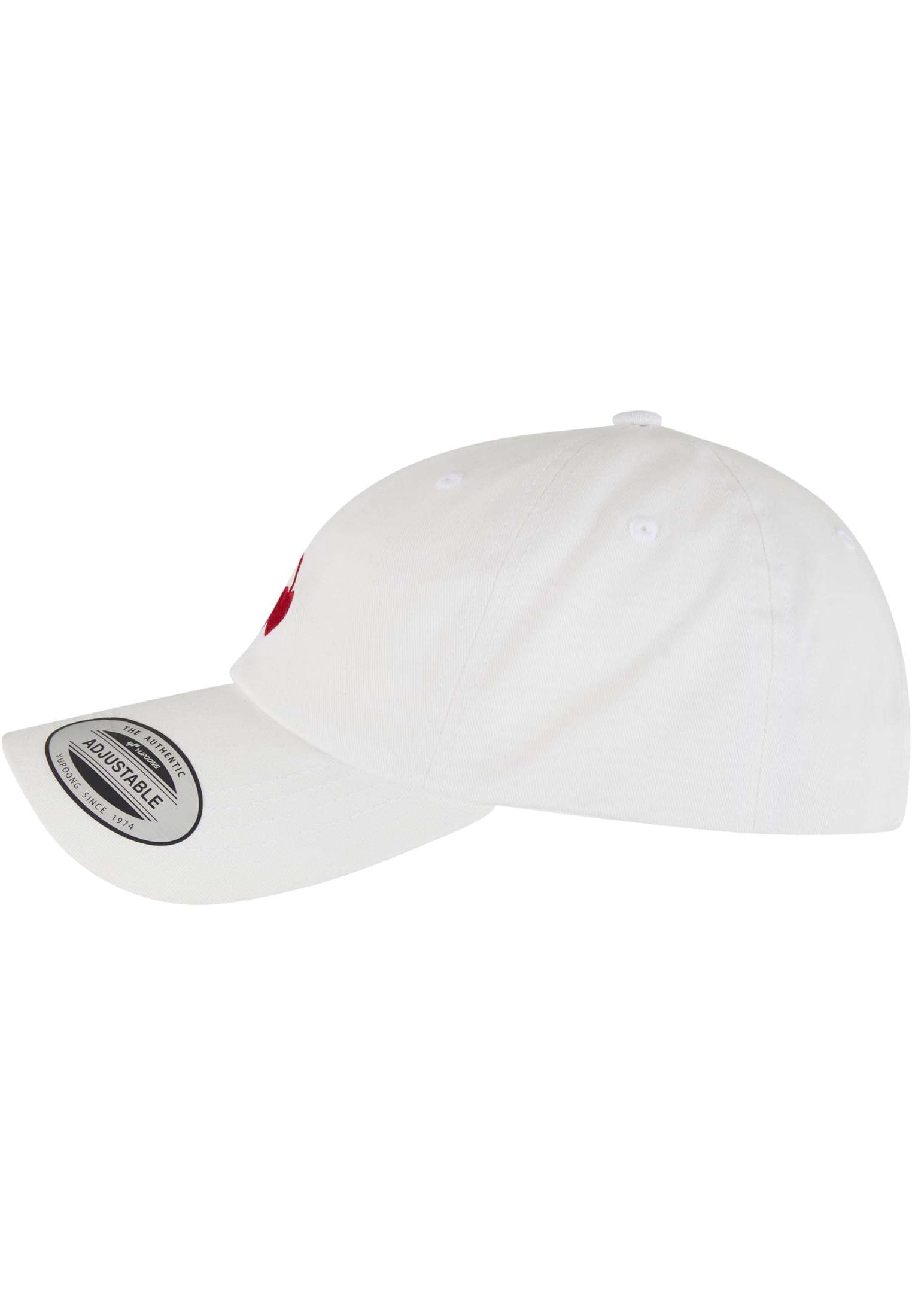 Heart Cherries Dad Cap white one size