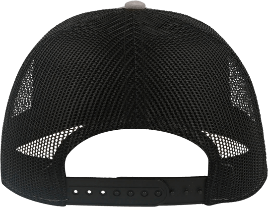 Canvas Rapper Trucker Cap Grey / Black