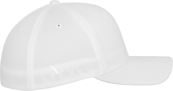 Fitted Baseball Flexfit Cap Weiß XS/S