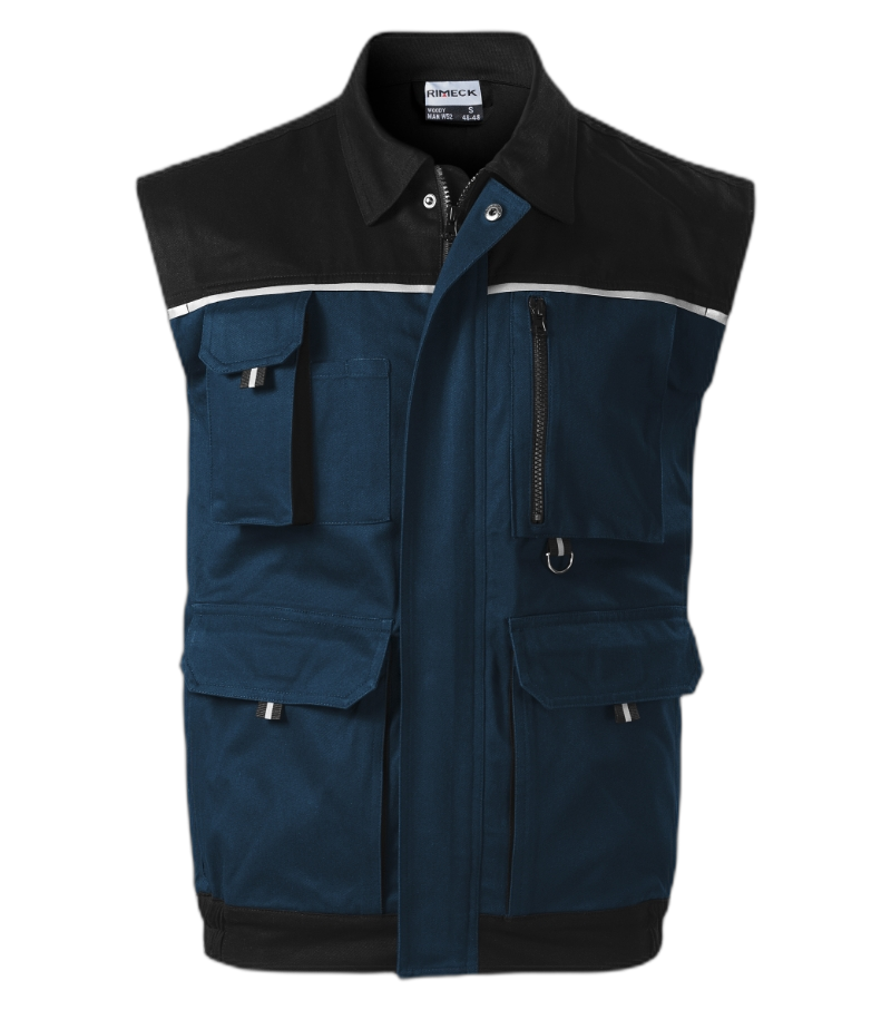 Woody Arbeitsweste marineblau 60/62