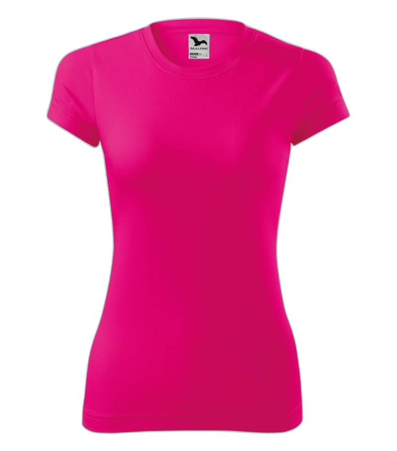 Fantasy T-Shirt Frauen selber gestalten neon rosa L