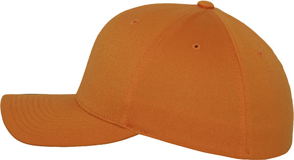 Fitted Baseball Flexfit Cap Orange XS/S