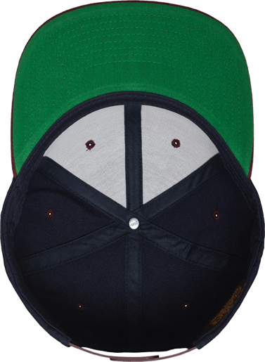 Unisex Classic Snapback 2-Tone Navy / Maroon