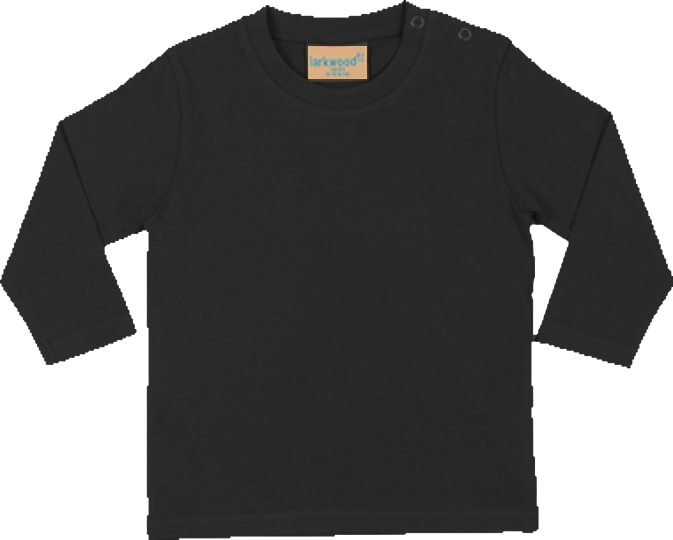 Longsleeve Baby Shirt Black 3-4 Jahre