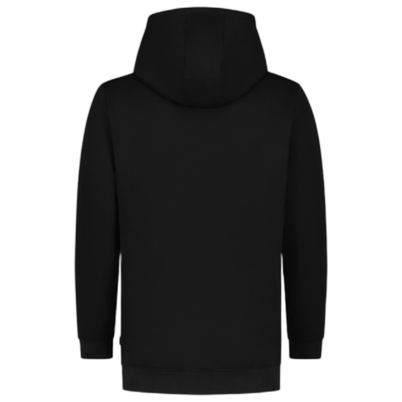 Hooded Sweat Jacket Washable 60°C Sweatshirt Unisex schwarz XL