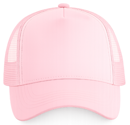 Junior Trucker Snapback Cap Pastel Pink