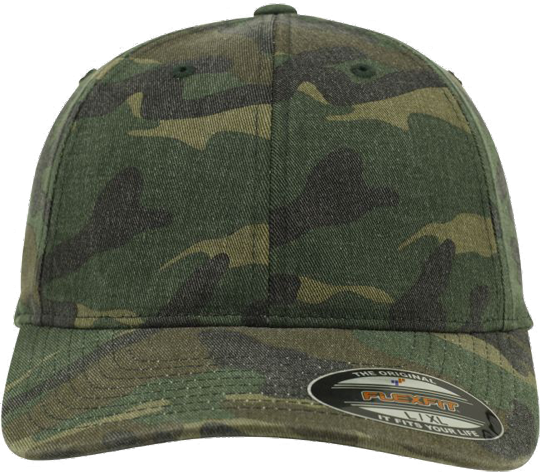 Garment Washed Camo Cap Camo L/XL